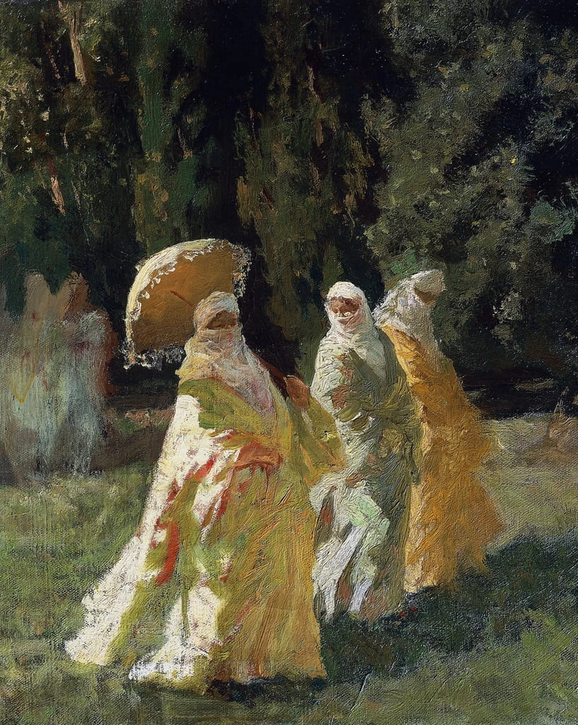 Le favorite nel parco - dettaglio